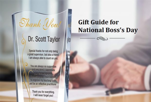 national boss's day gift guide graphic