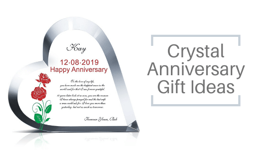 crystal anniversary gifts