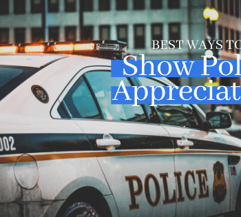 best ways to show police appreciation graphic