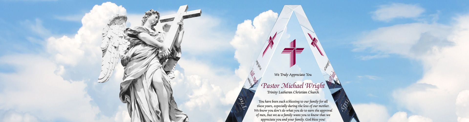 Custom Appreciation Award Plaques for Pastors - Banner 1