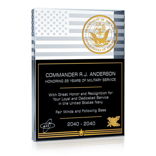 Navy Service Recognition Wording