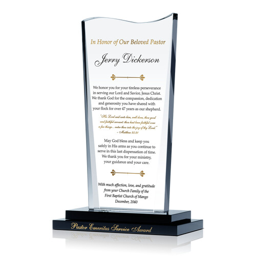 Personalised Engraved Retirement Glass Plaque Retirement Gift Leaving Gift