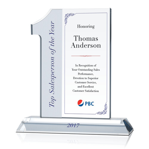 Top Sales Person of the Year Award