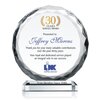 Personalized 30 Years Service Awards on Crystal Sunflower Plaque | DIY ...