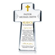 Pastor Appreciation Cross Plaque