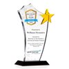 Crystal Gold Star Best Dealer/Distributor Award Plaque | DIY Awards