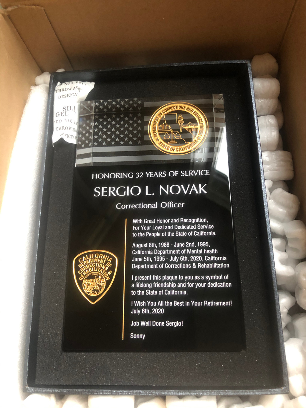 police-retirement-plaque-and-wording-samples-diy-awards